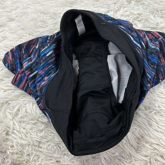 Lululemon Speed Up Short Long 4" Hinshu Alpine White Multi / Black - Picture 2 of 5